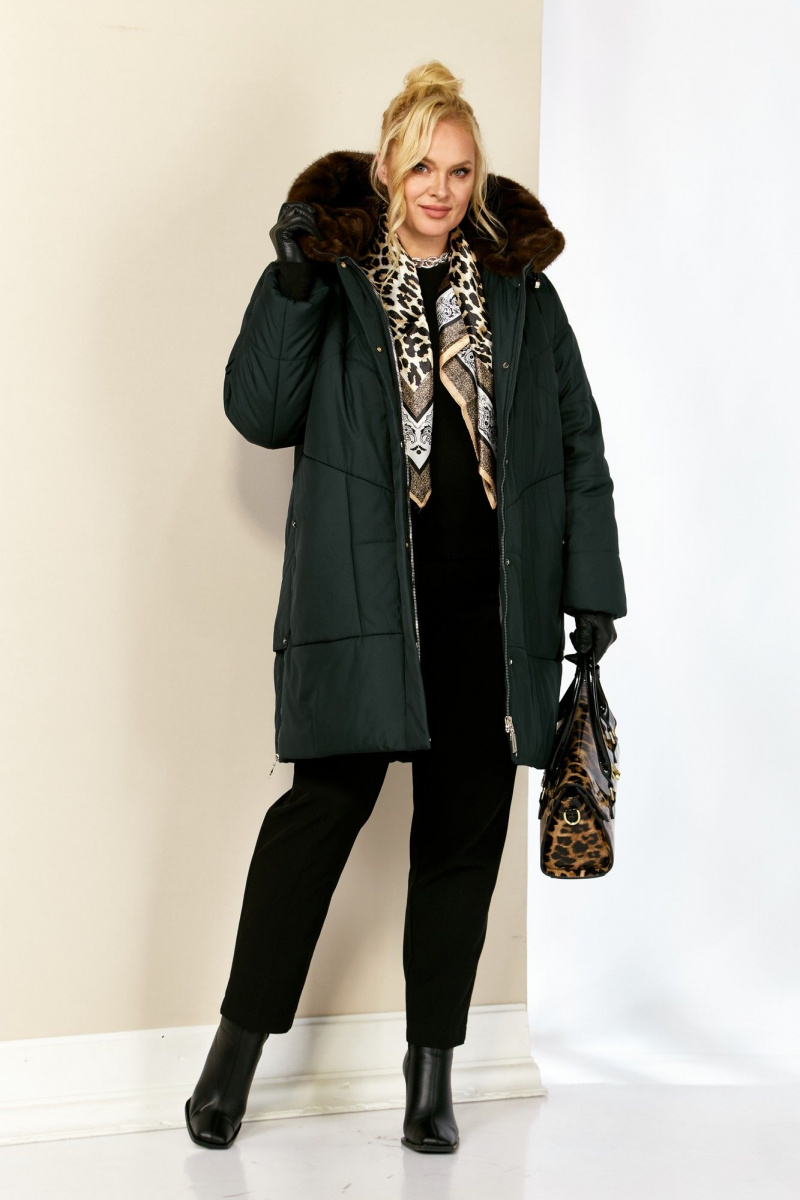 Женская куртка Shetti 2208 изумруд