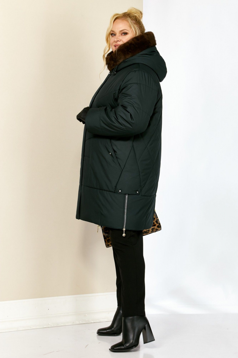 Женская куртка Shetti 2208 изумруд