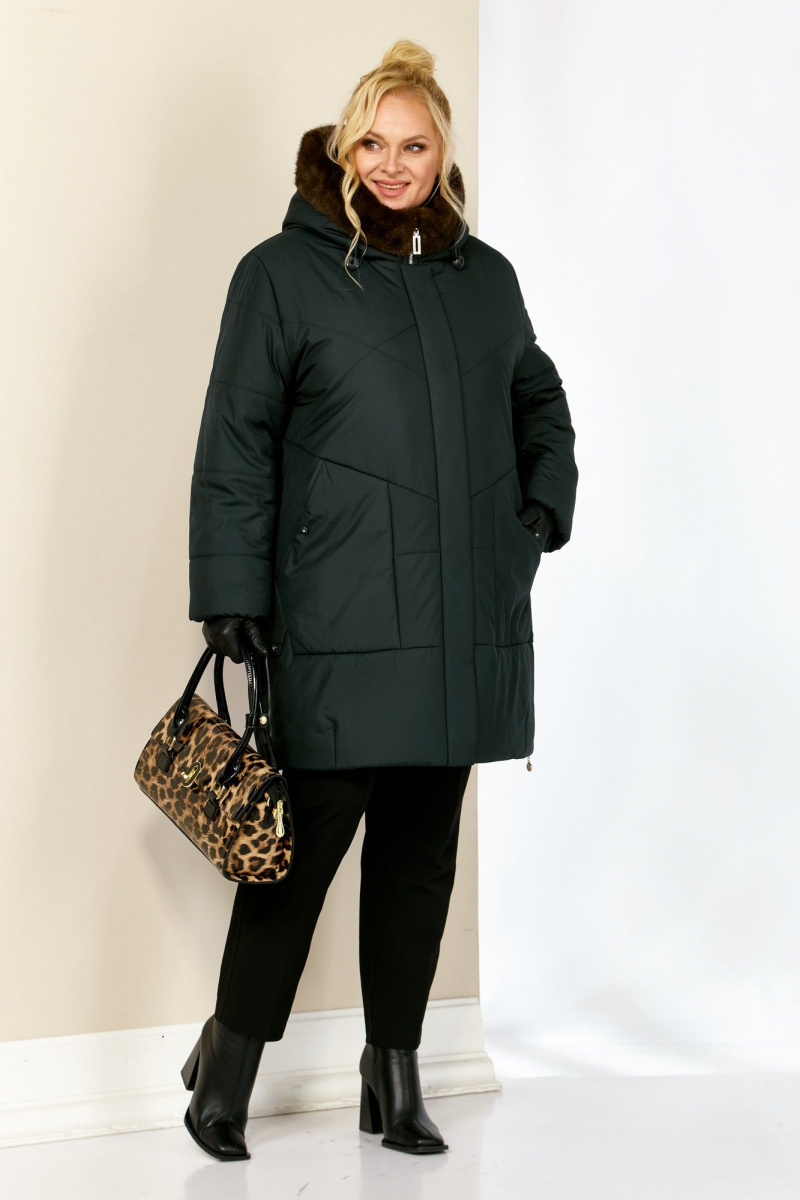 Женская куртка Shetti 2208 изумруд