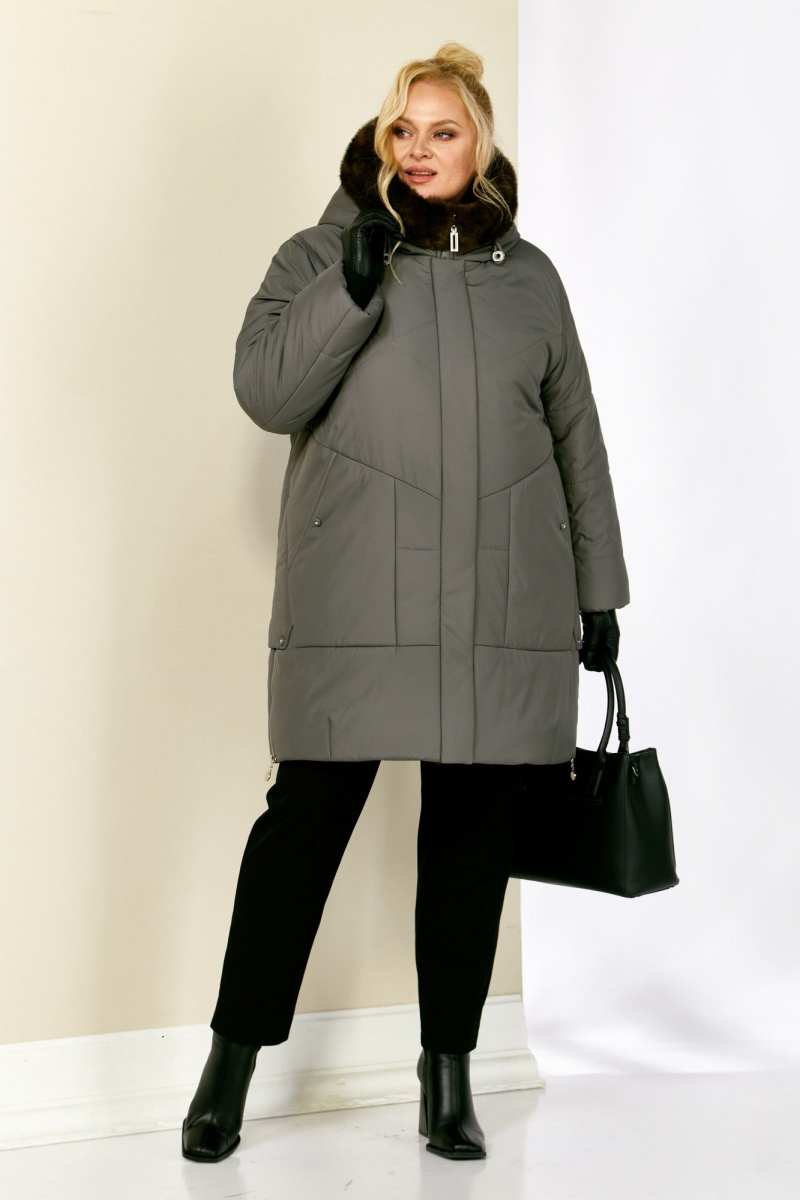 Женская куртка Shetti 2208 стальной