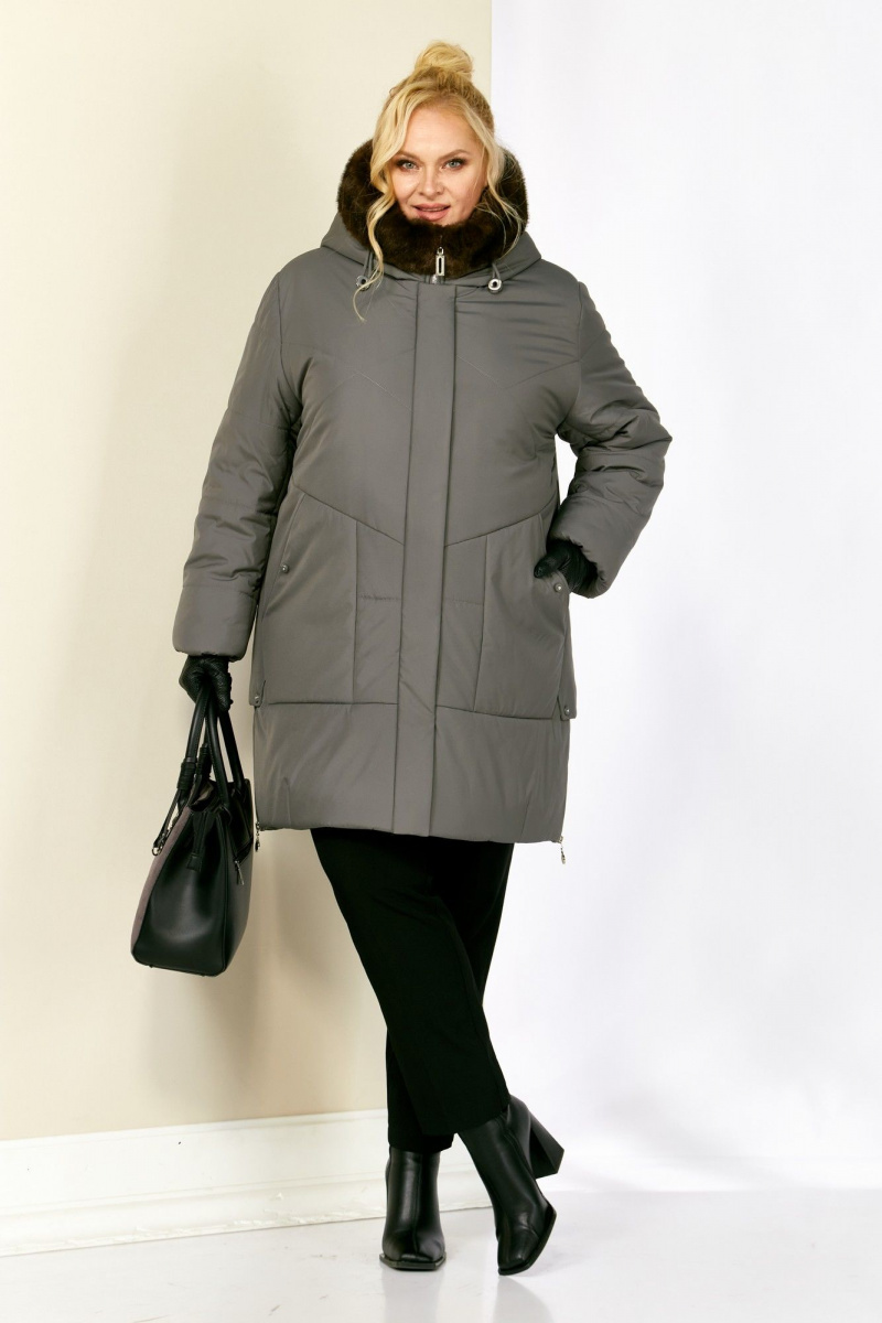 Женская куртка Shetti 2208 стальной