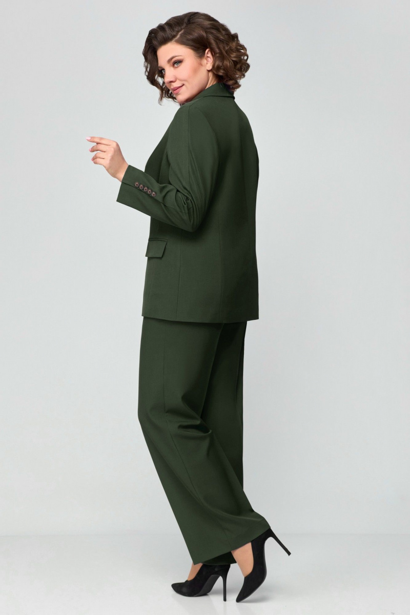 Брючный костюм Мишель стиль 1177 хвойно-зеленый