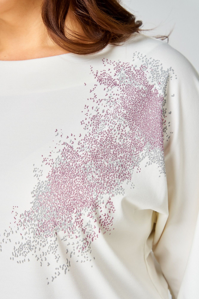 Юбочный комплект Мишель стиль 1340 молочно-кофейный