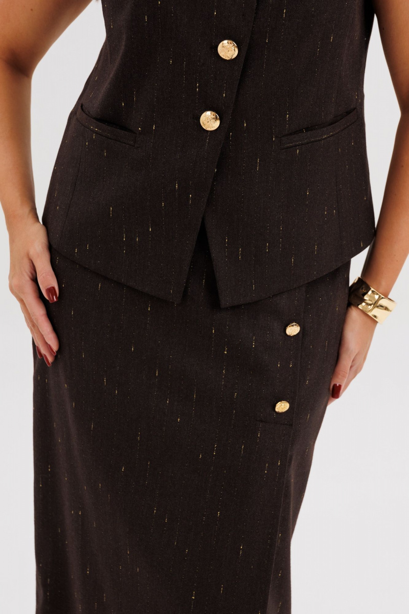 Юбочный комплект Fantazia Mod 5248 шоколадный