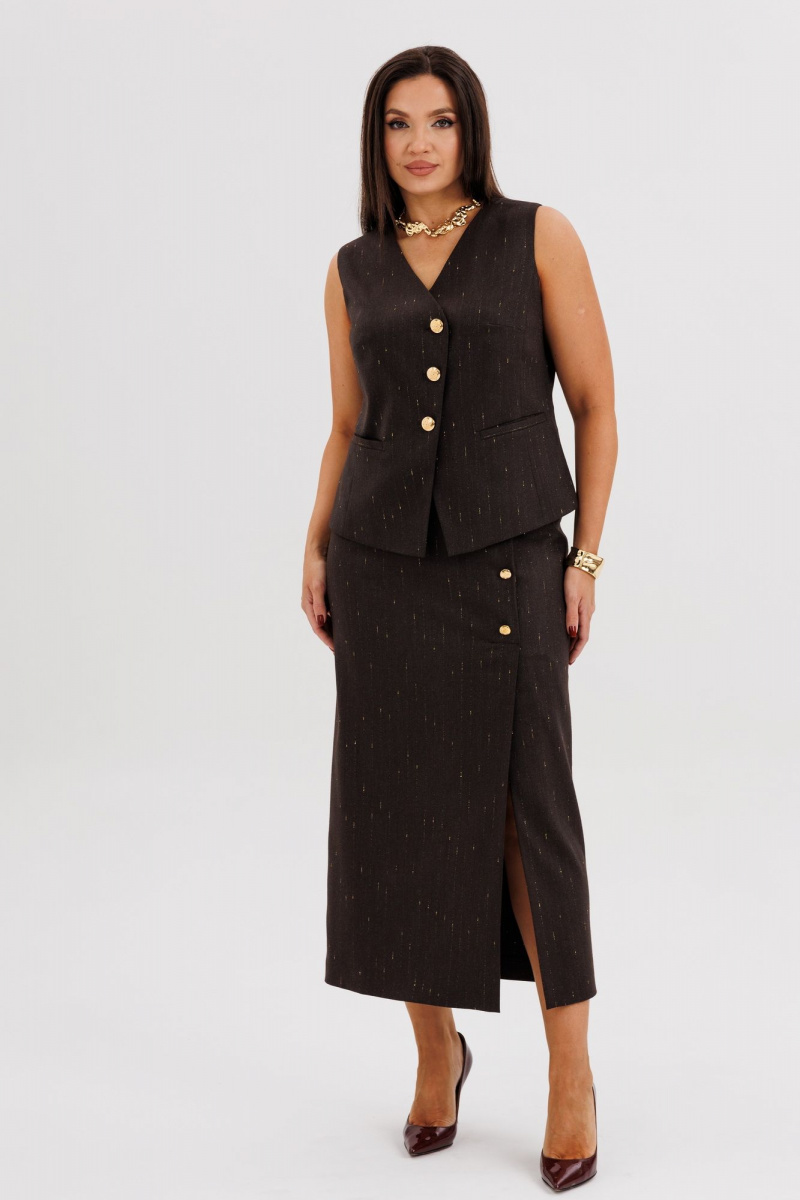 Юбочный комплект Fantazia Mod 5248 шоколадный