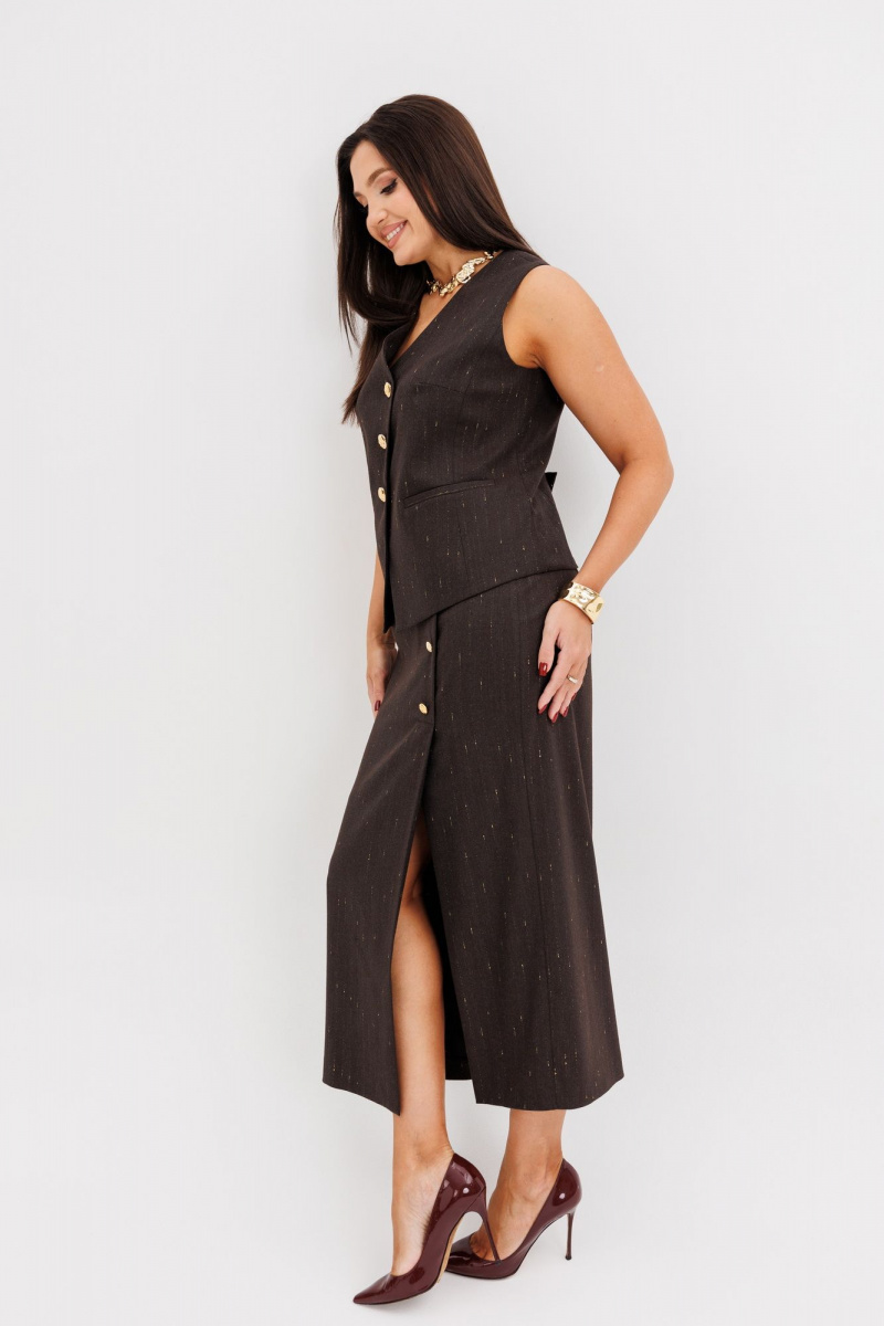 Юбочный комплект Fantazia Mod 5248 шоколадный