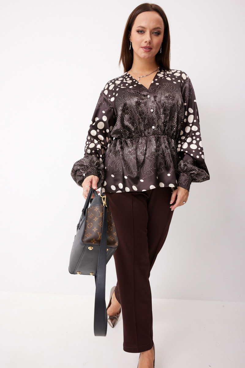 Блузы BegiModa 4146 шоколад