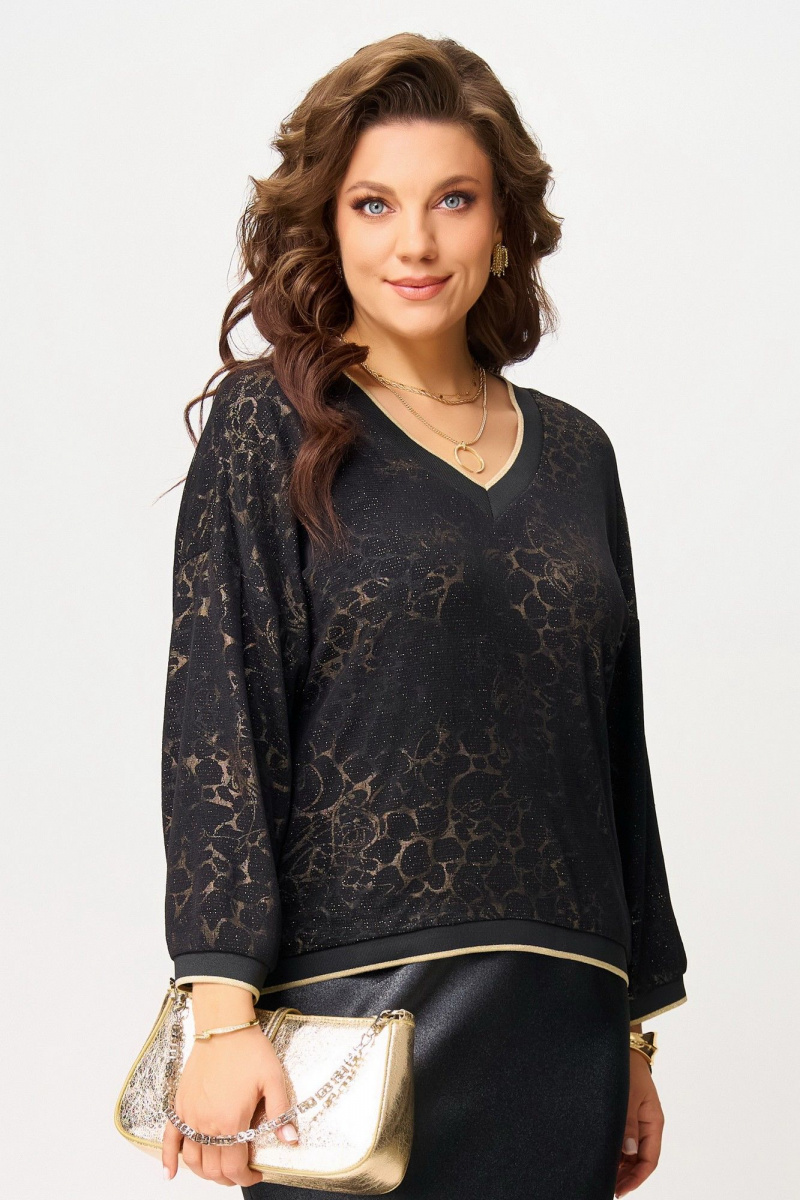 Юбочный комплект Fita 3151 черно-золотистый