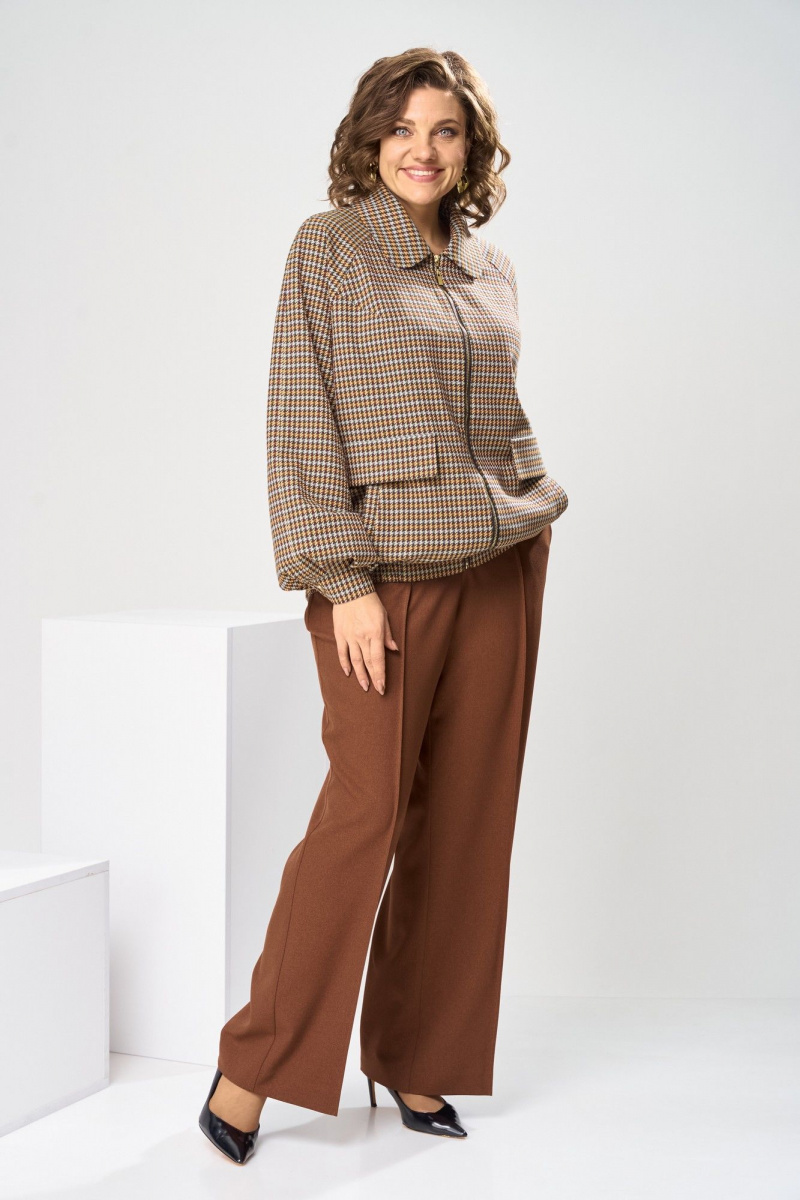 Брючный костюм Romanovich Style 2-2861 полынь