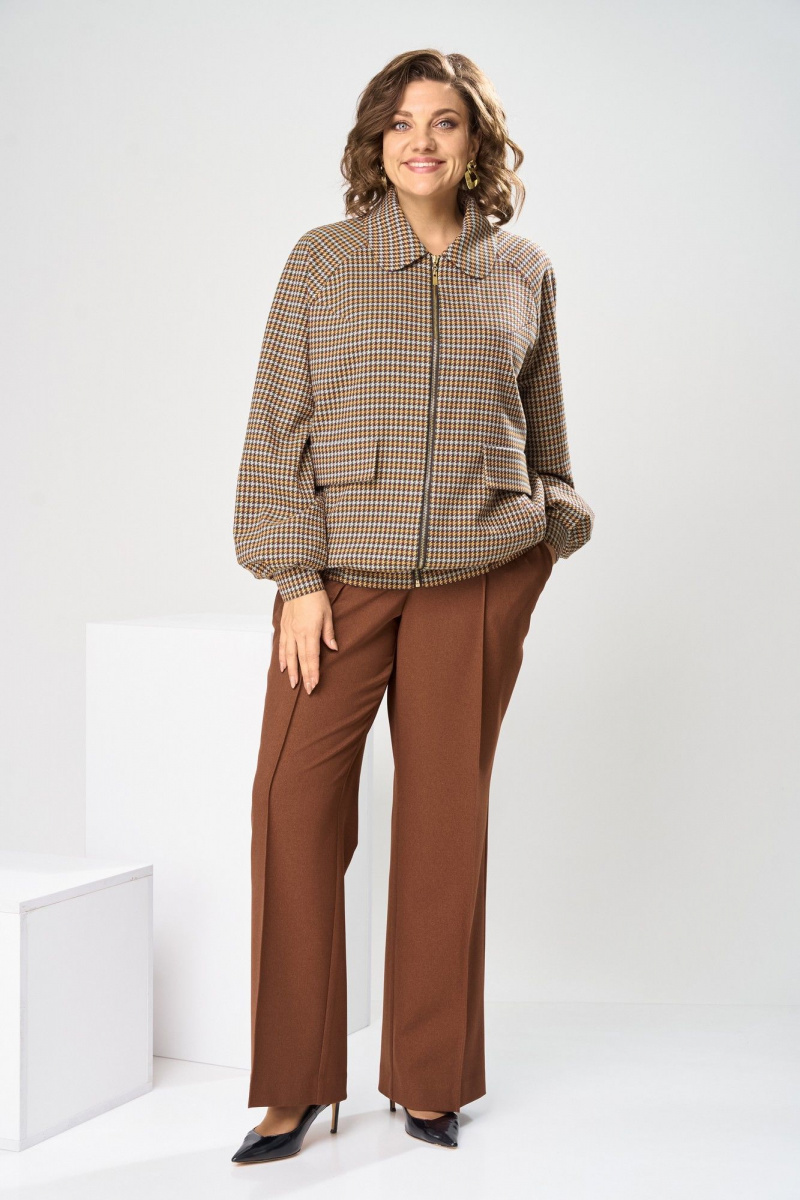 Брючный костюм Romanovich Style 2-2861 полынь