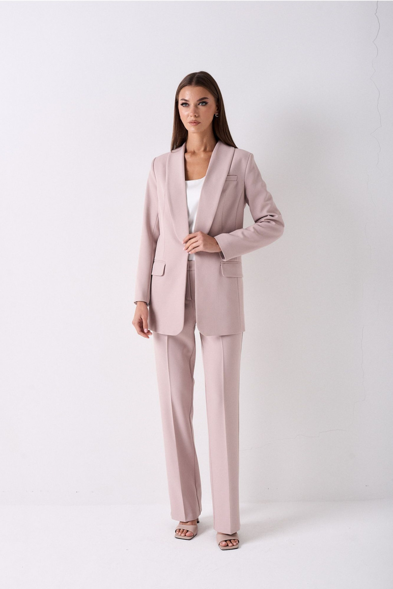 Брючный костюм Lady Line 1225 пыльно-розовый