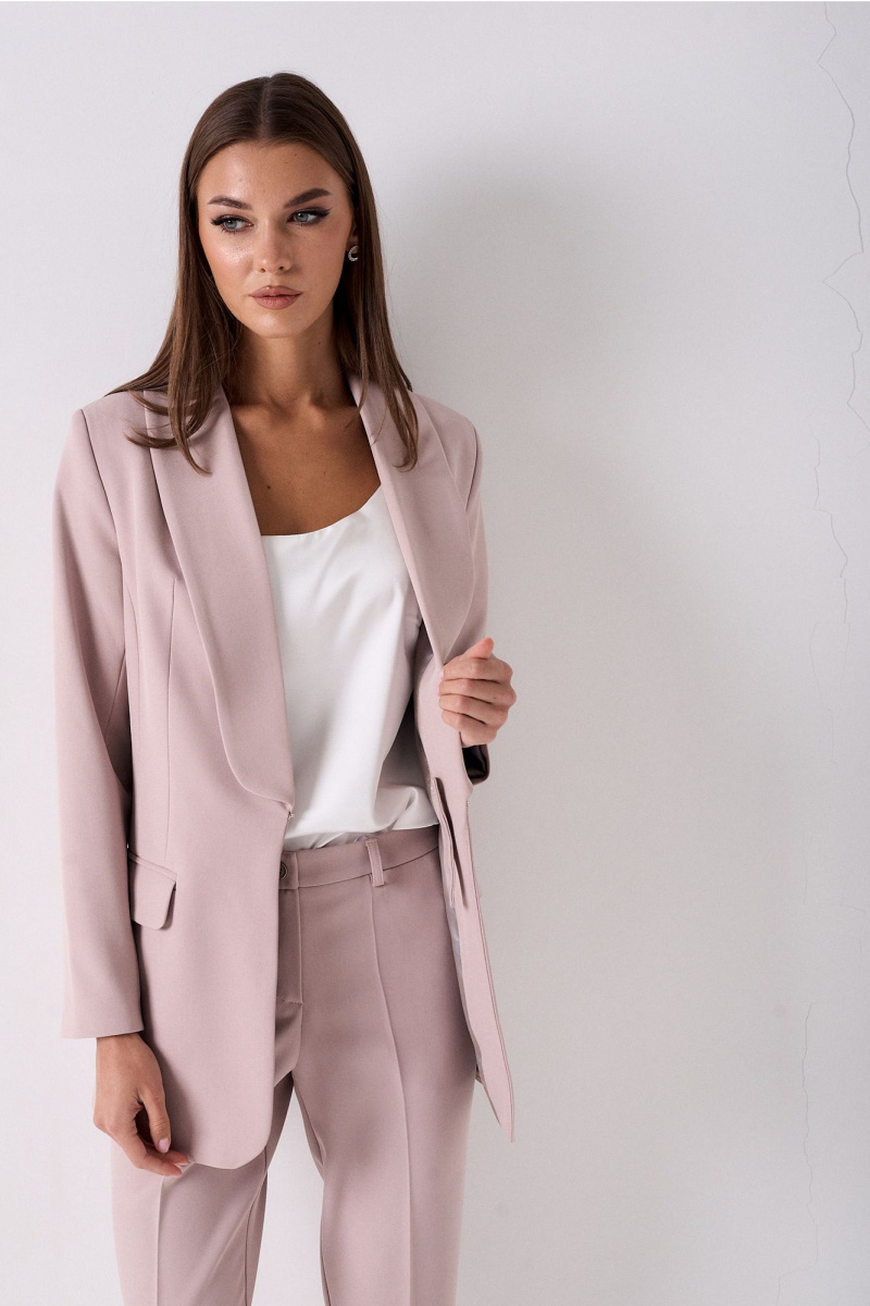 Брючный костюм Lady Line 1225 пыльно-розовый
