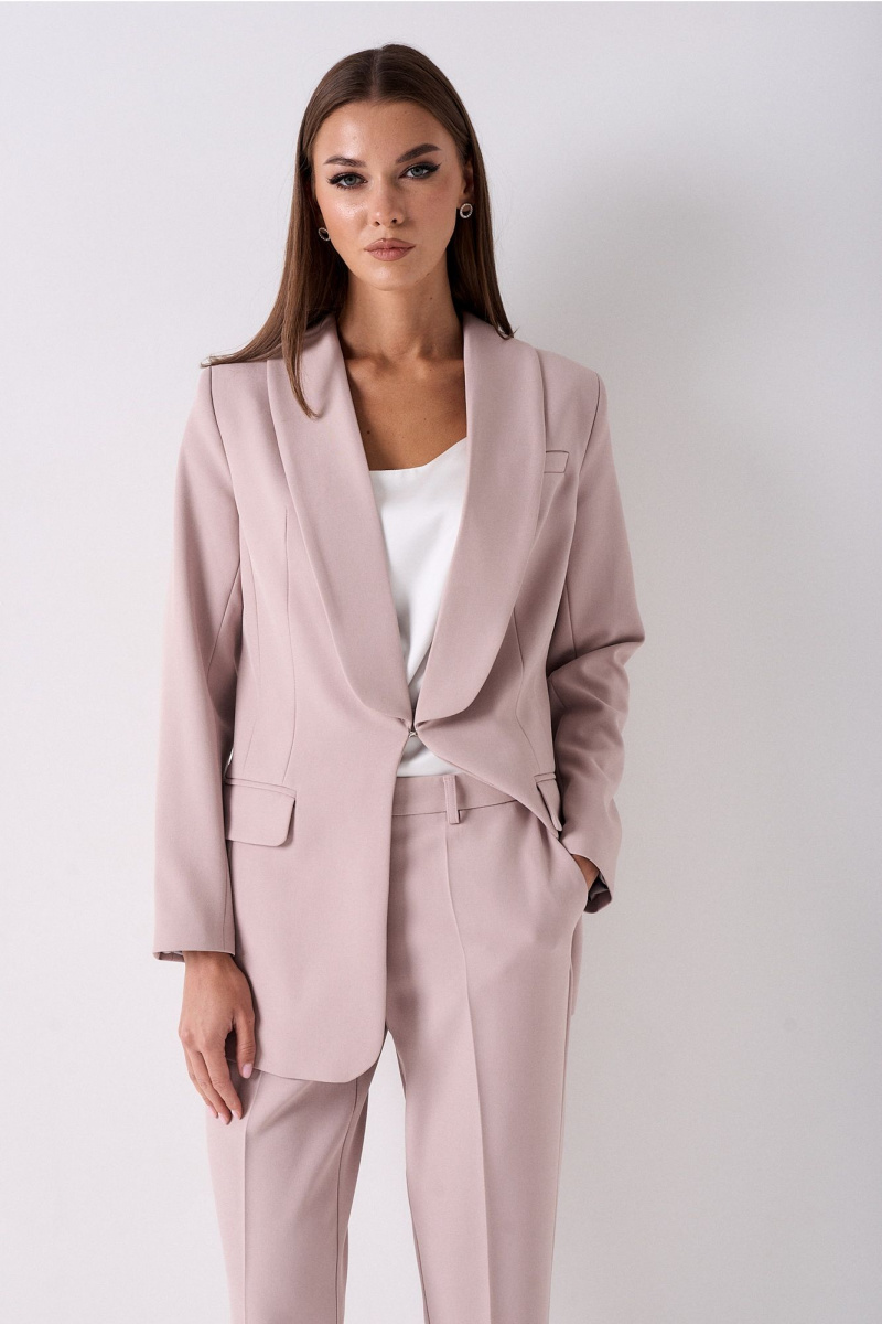 Брючный костюм Lady Line 1225 пыльно-розовый