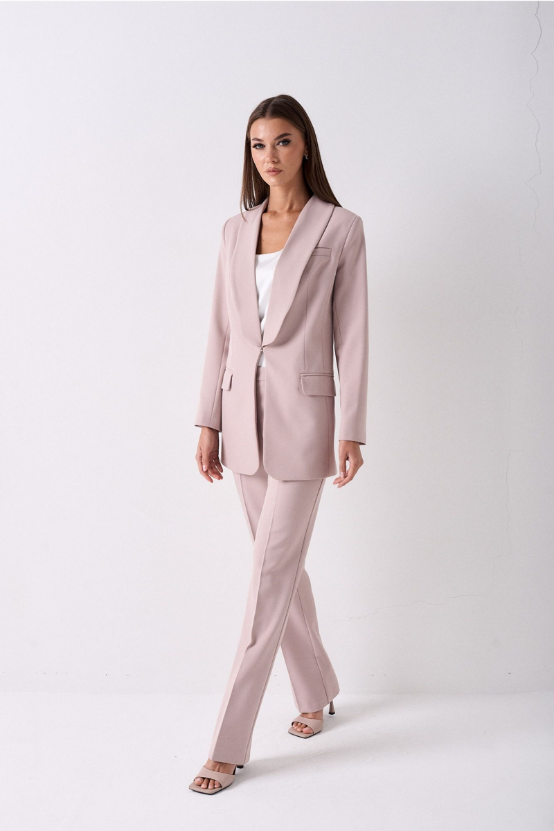Брючный костюм Lady Line 1225 пыльно-розовый