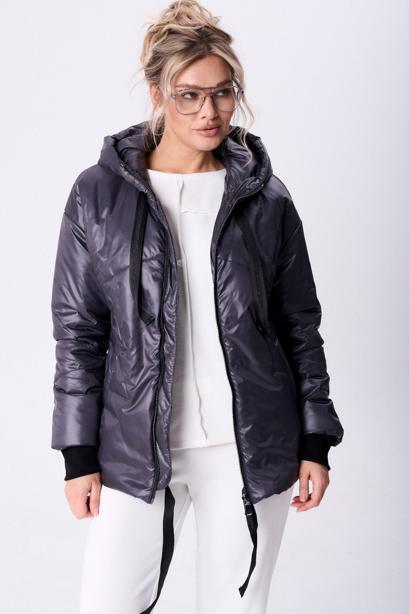 Женская куртка Диомант 1895 мокрый_асфальт