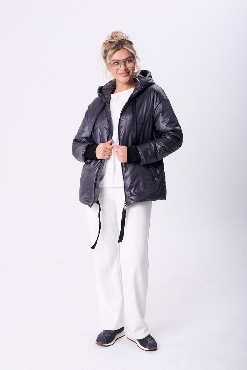 Женская куртка Диомант 1895 мокрый_асфальт