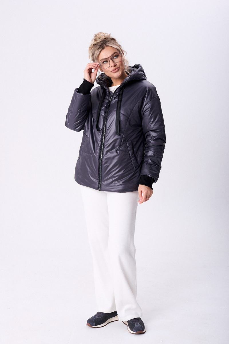 Женская куртка Диомант 1895 мокрый_асфальт