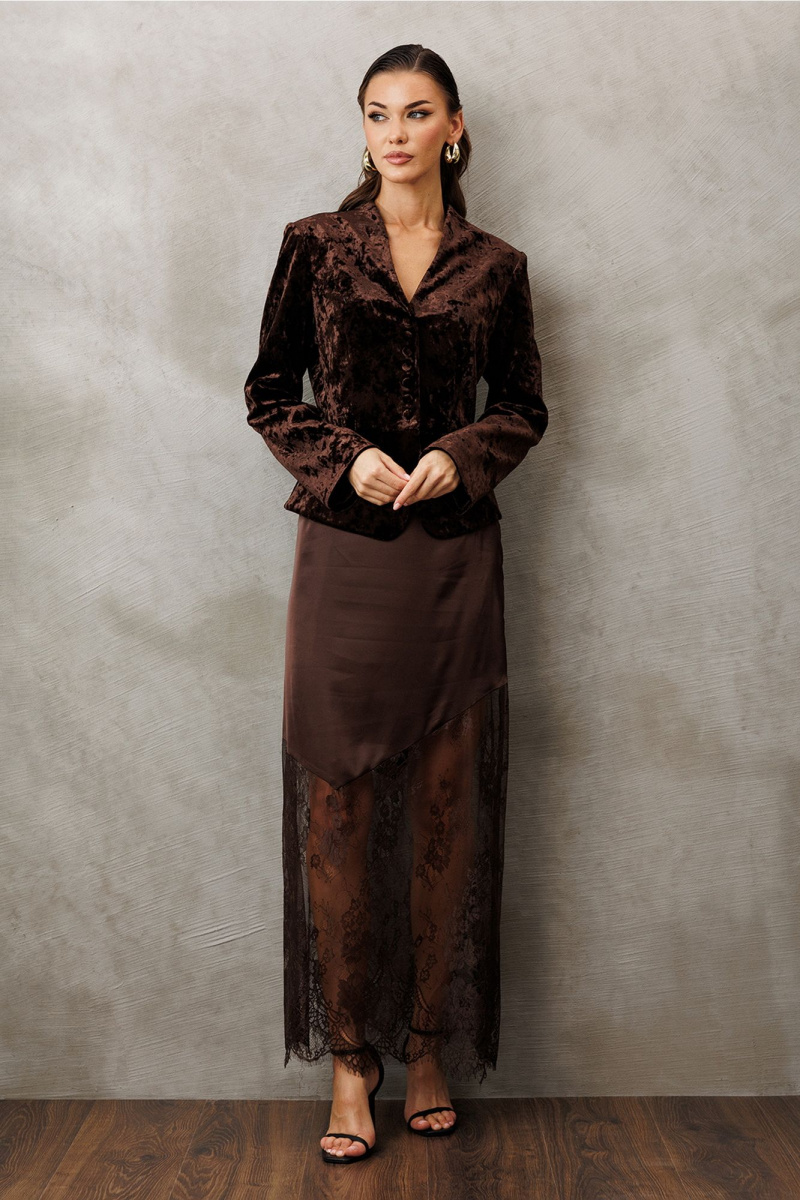 Юбки Butеr 3206 коричневый