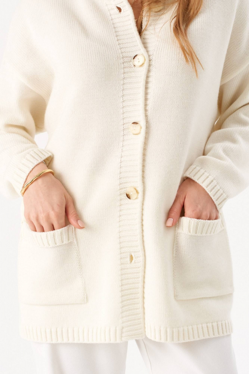 Кардиганы Romgil РВ0268-ШЕ5 молочный