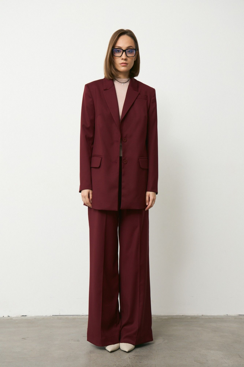Брючный костюм Luitui R4049 винный