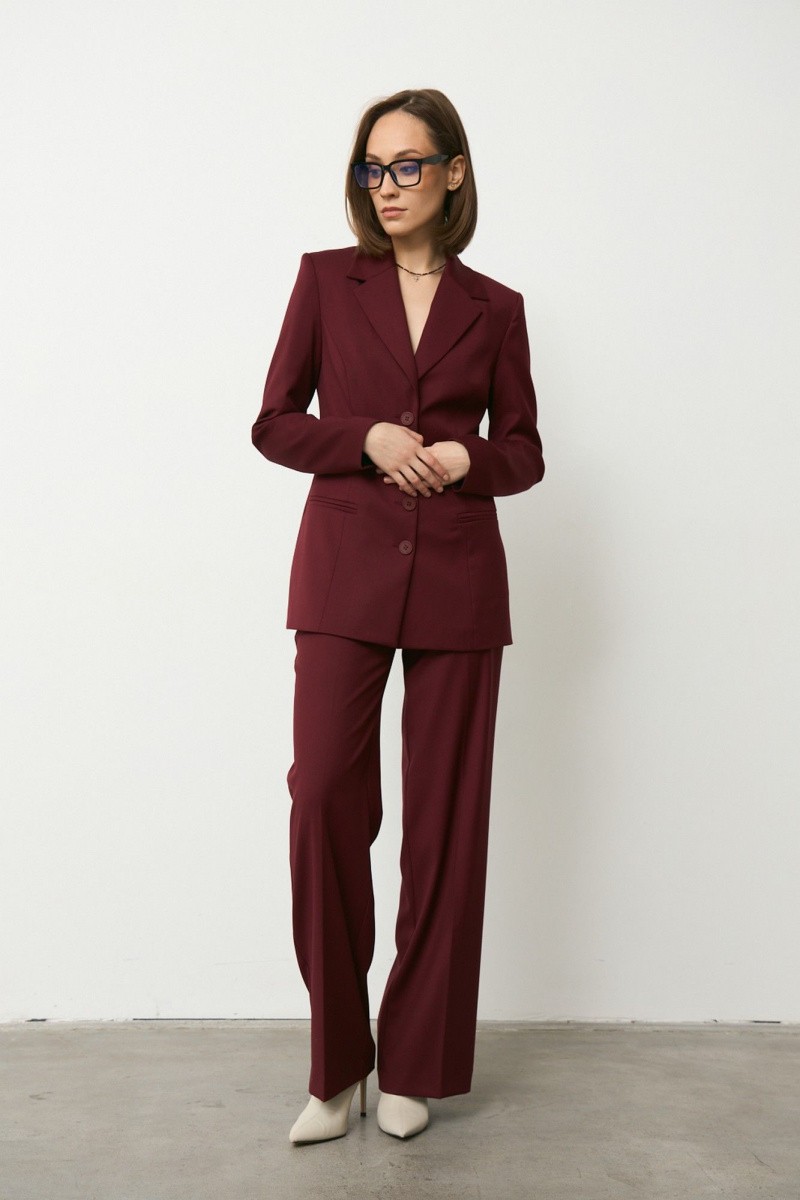 Брюки Luitui R2075 винный