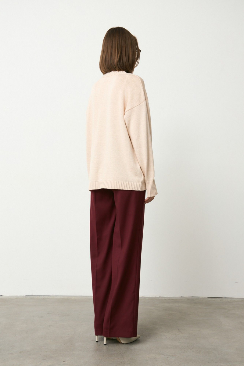 Брюки Luitui R2075 винный