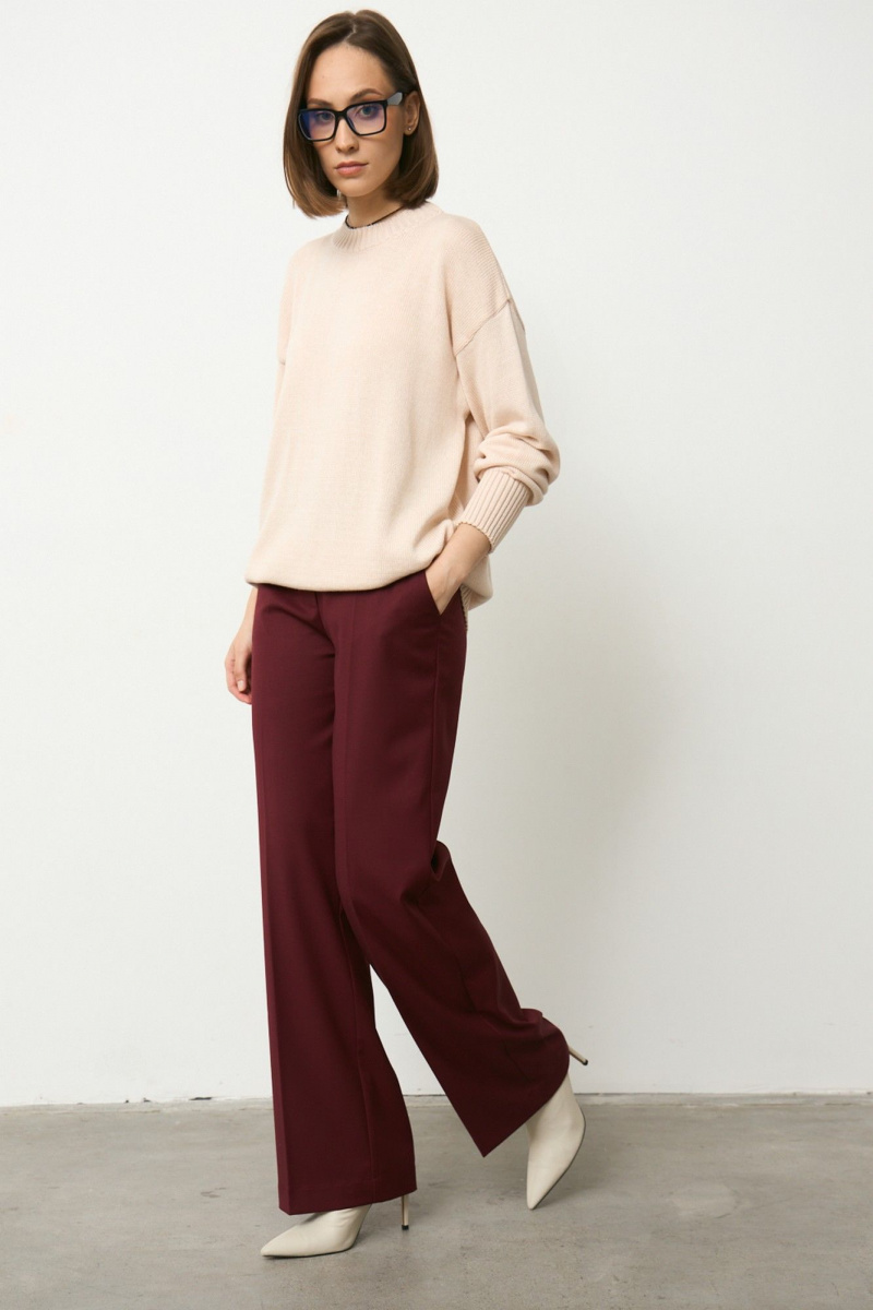 Брюки Luitui R2075 винный