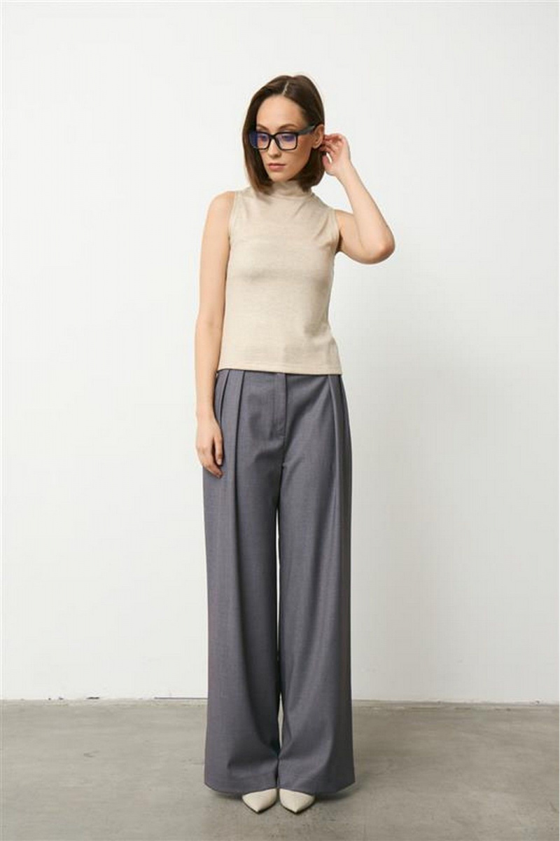 Брюки Luitui R2069 серый