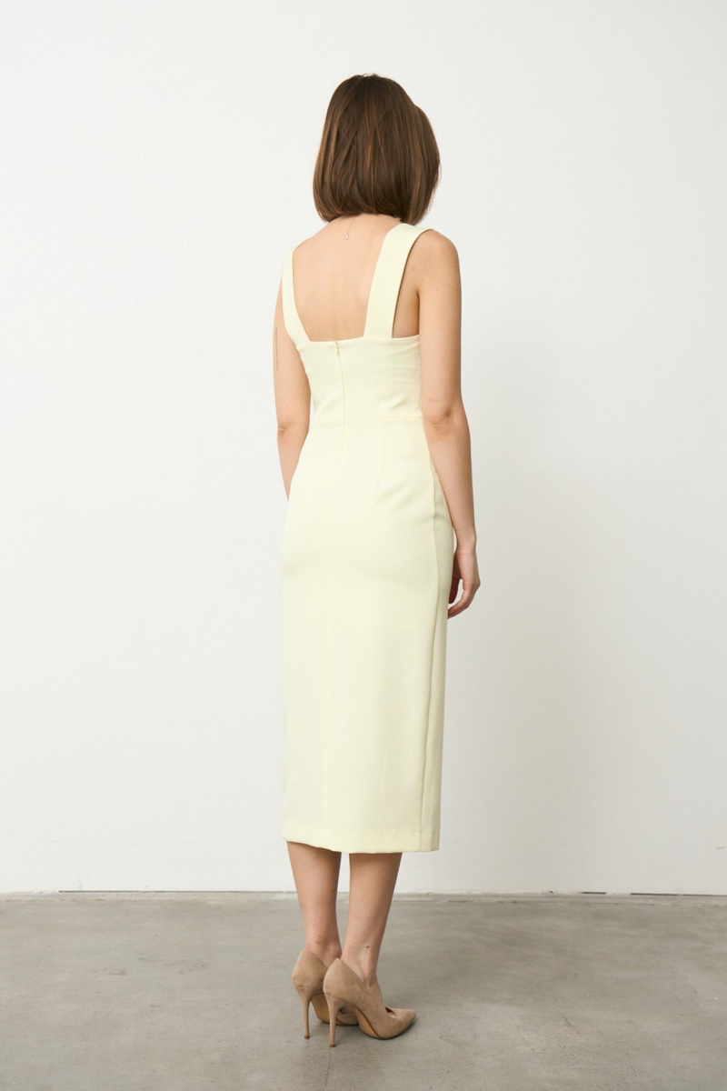 Платья Luitui R1055 желтый