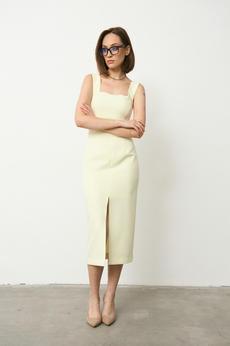 Платья Luitui R1055 желтый