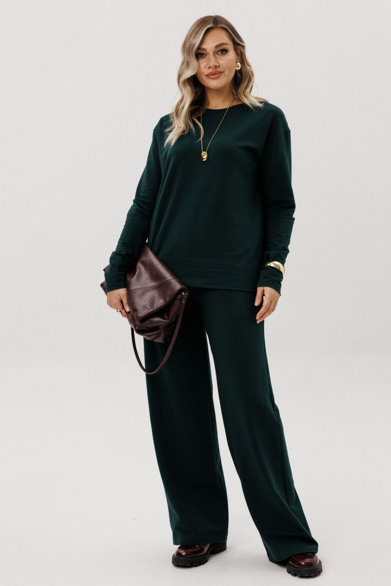 Брючный комплект Ma Vie 712 изумрудный