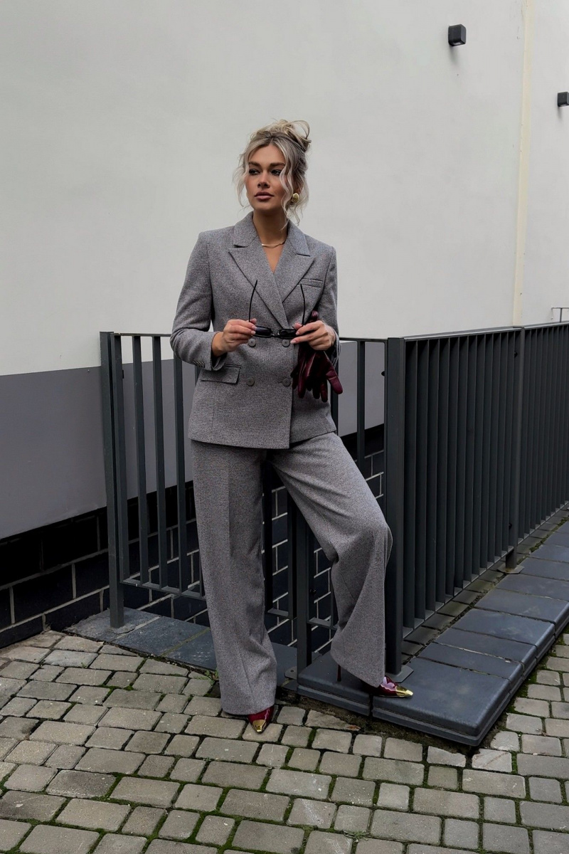 Жакеты DNM 041 мелкий_квадратик_серо-бежевый