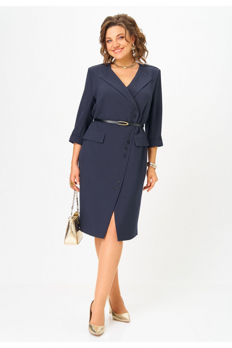 Платья Твой имидж 2058 темно-синий