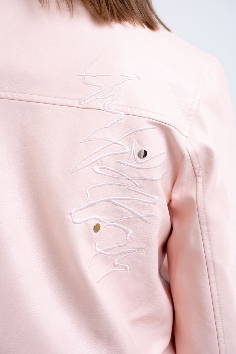 Женская куртка GRATTO 7113 нежно-розовый