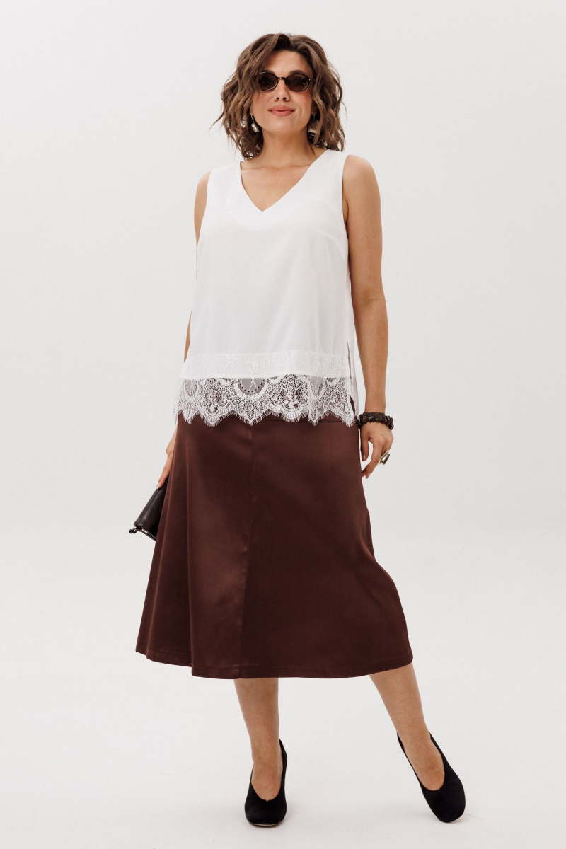 Юбки Anelli 1510 жженная_карамель