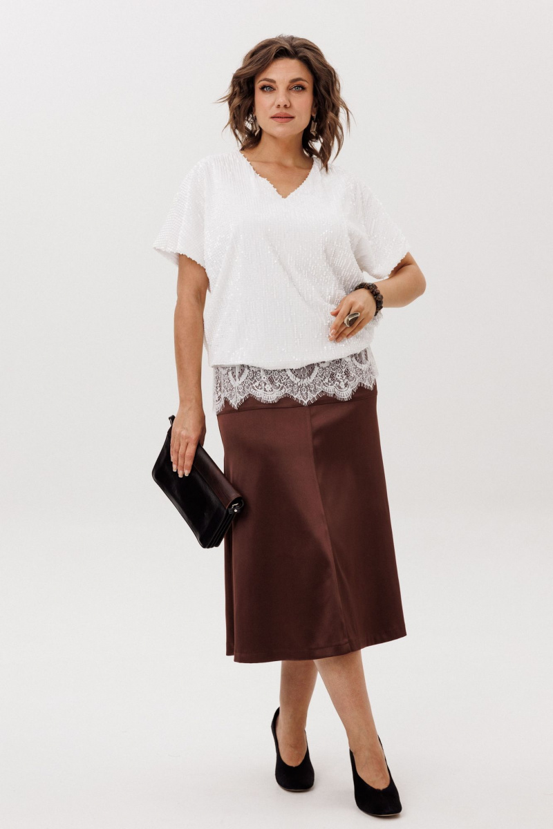 Юбки Anelli 1510 жженная_карамель