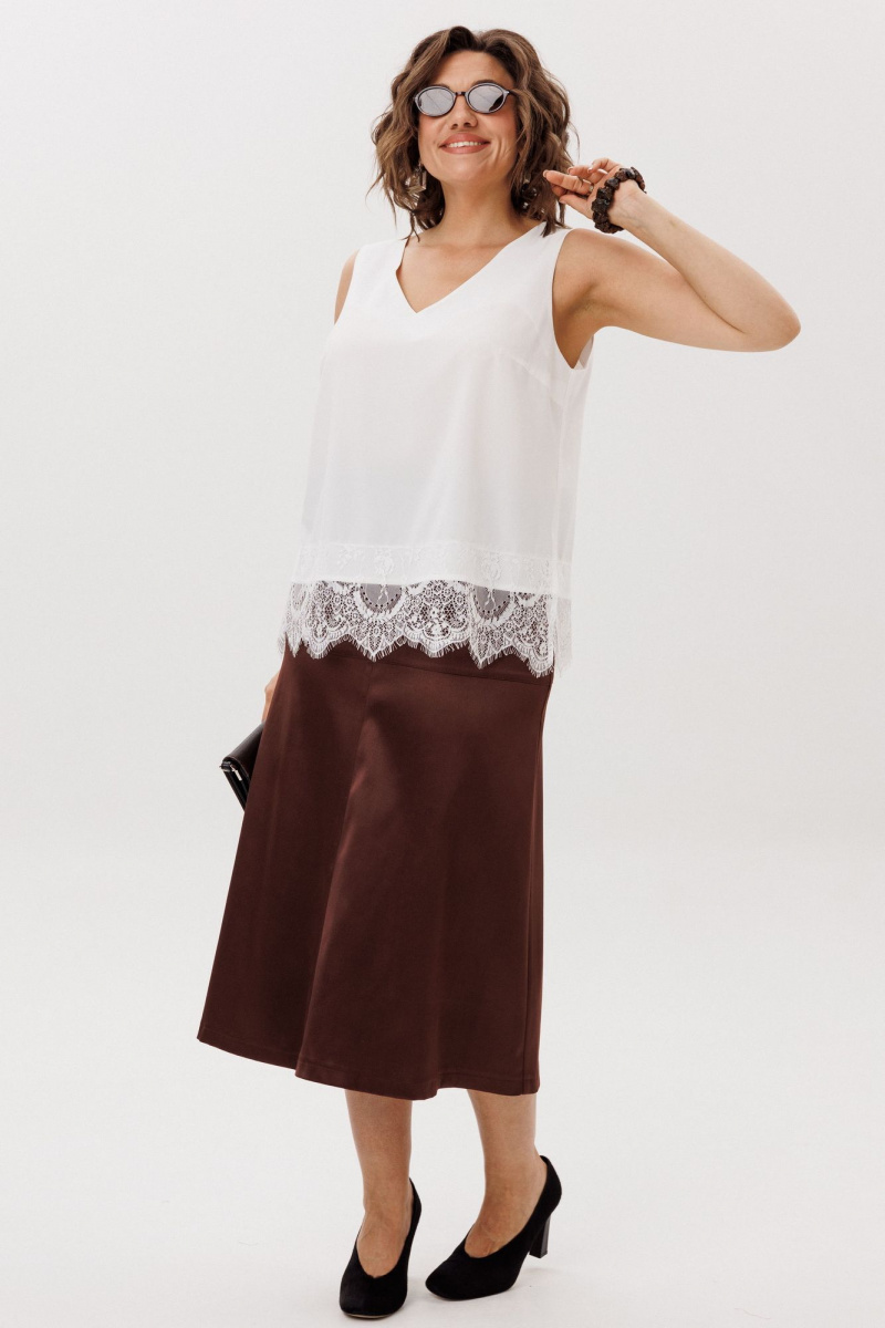 Юбки Anelli 1510 жженная_карамель