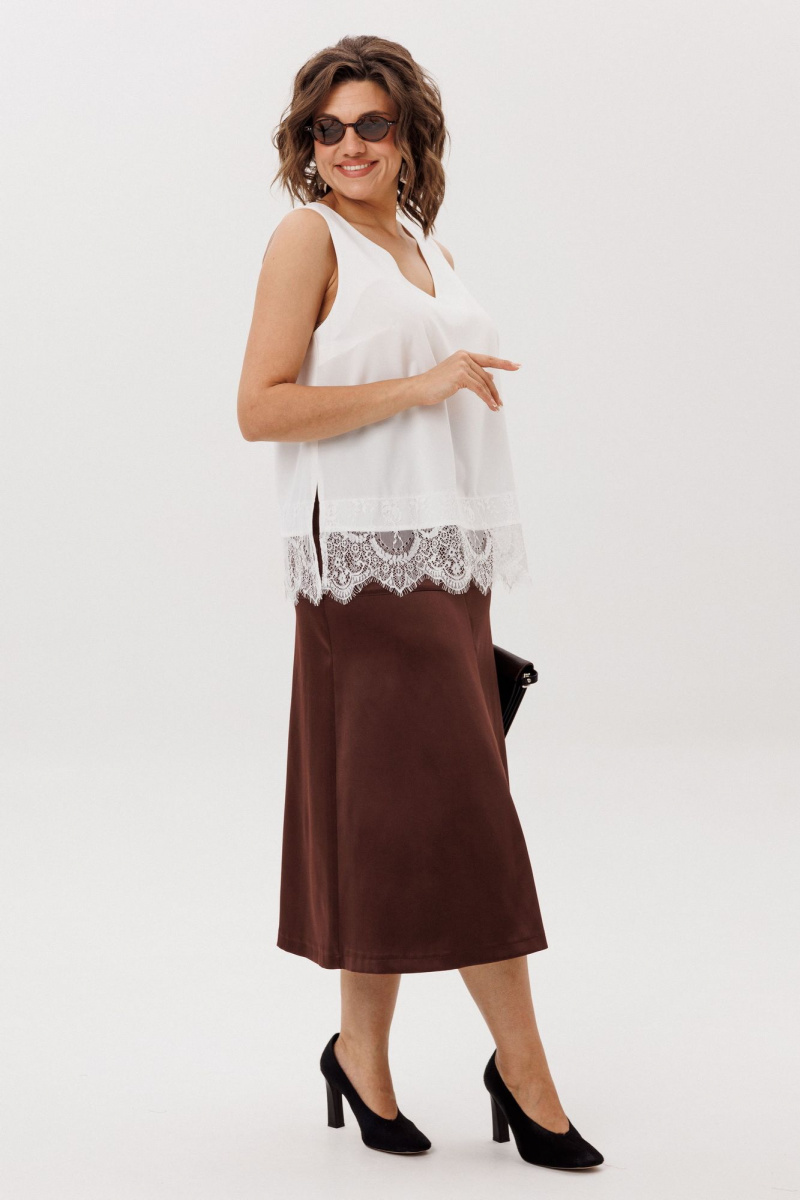 Юбки Anelli 1510 жженная_карамель