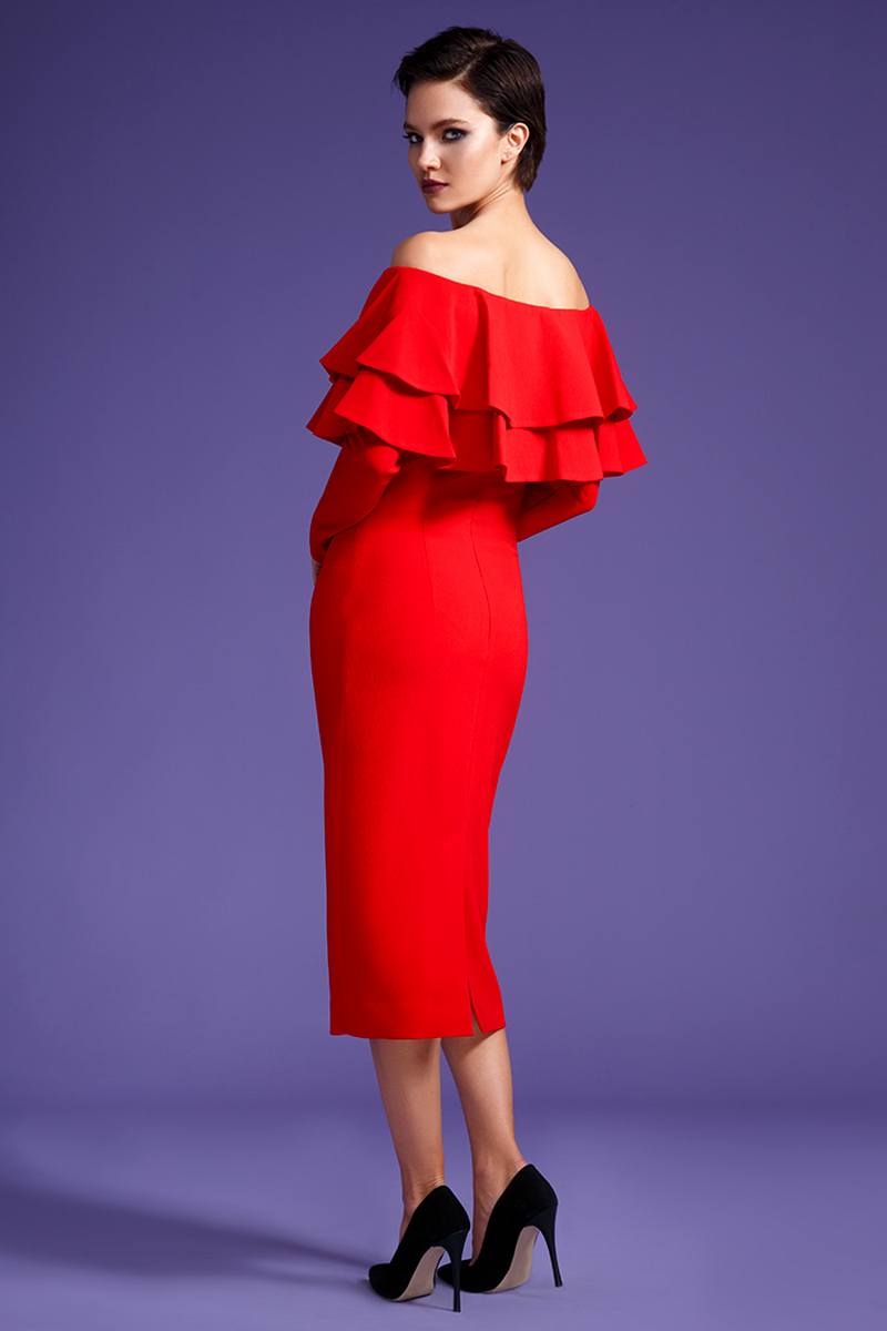 Платья LaVeLa L1676 красный