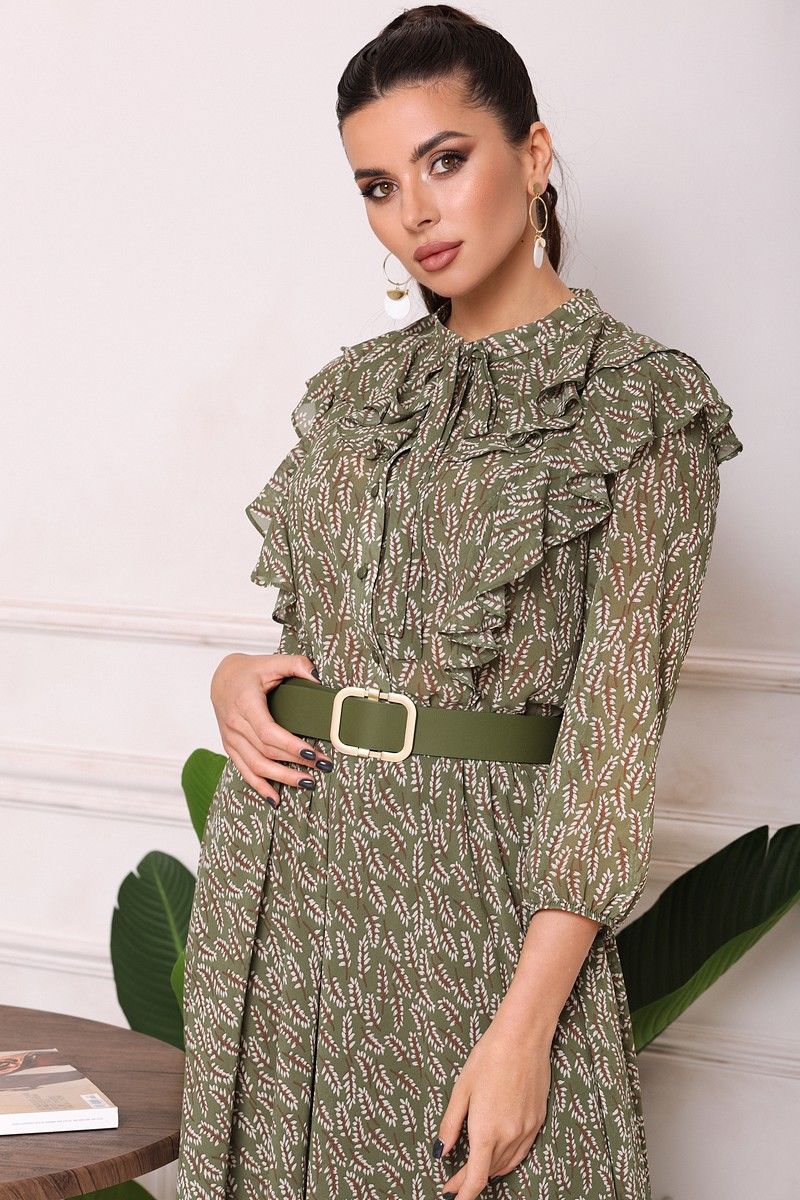 Платье Мода Юрс 2554 зеленый
