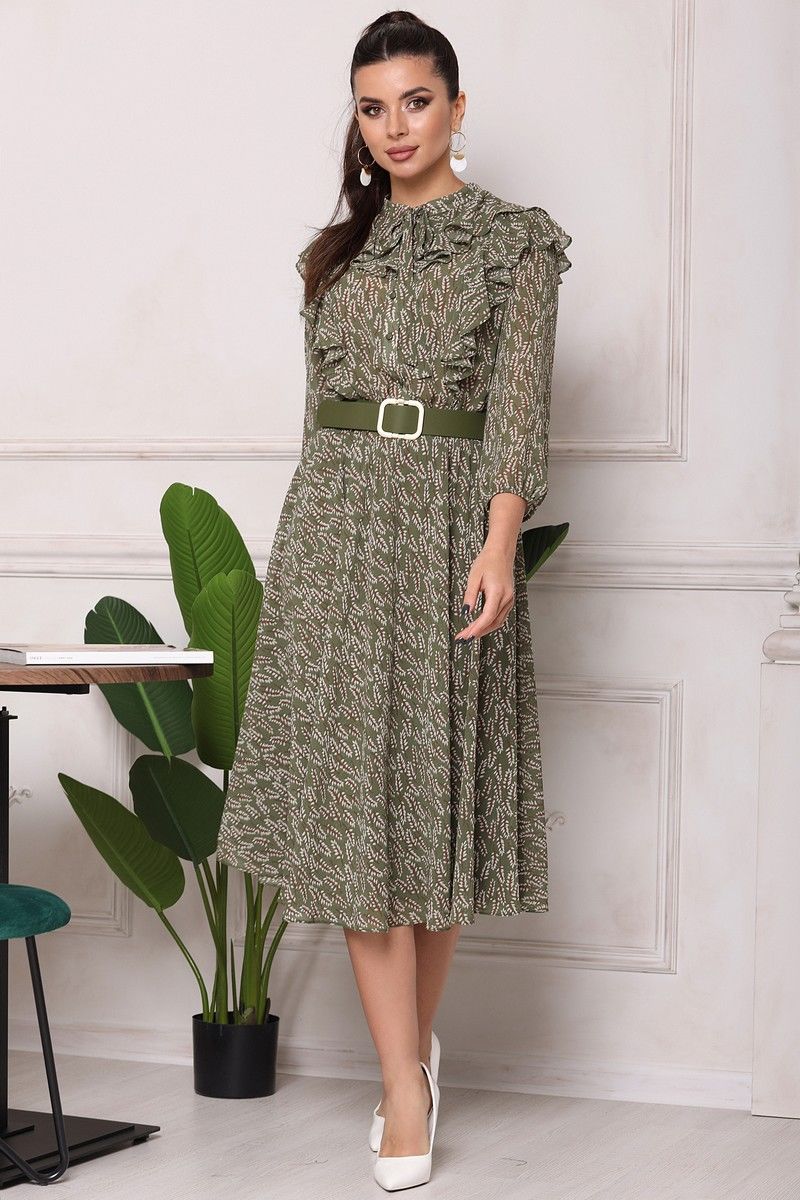 Платье Мода Юрс 2554 зеленый