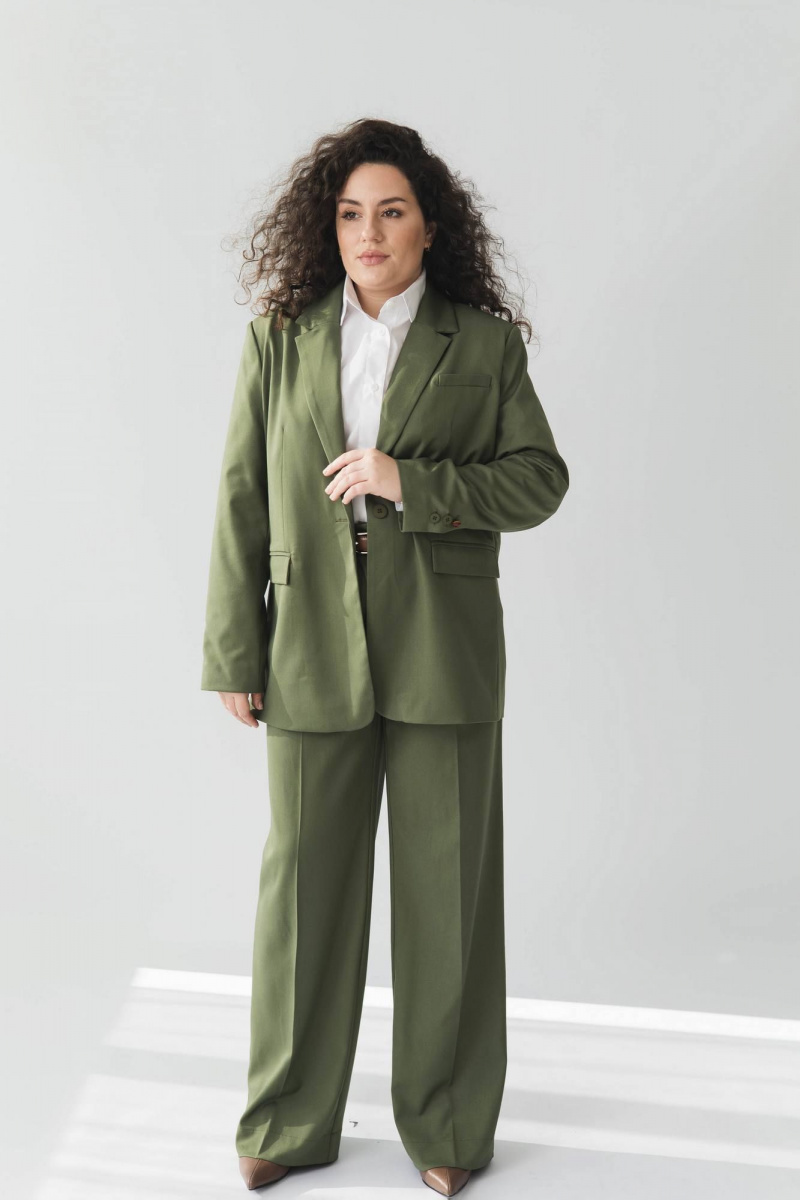 Брюки Legend Style P-026 зеленый_чай