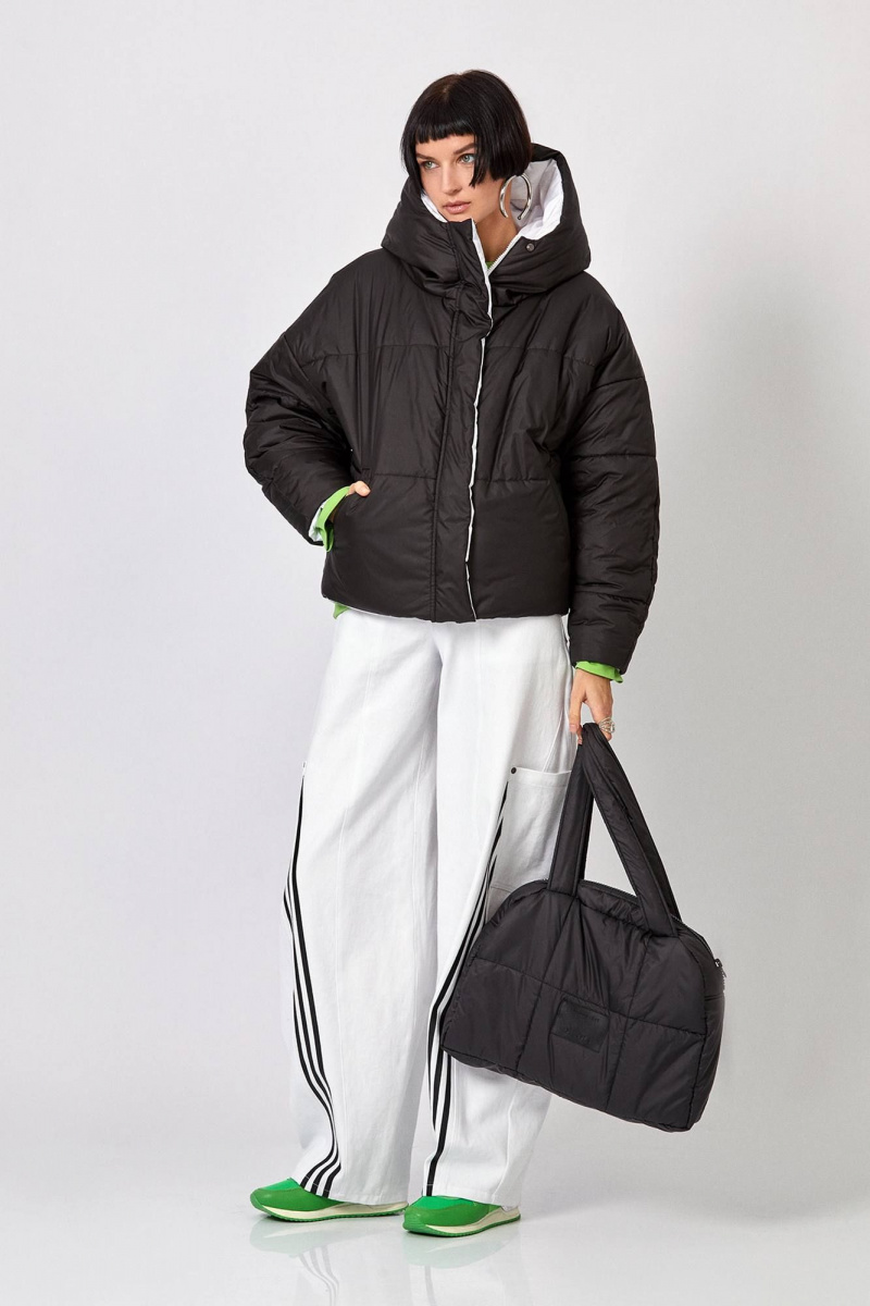 Женская куртка Rivoli 1062 белый,черный