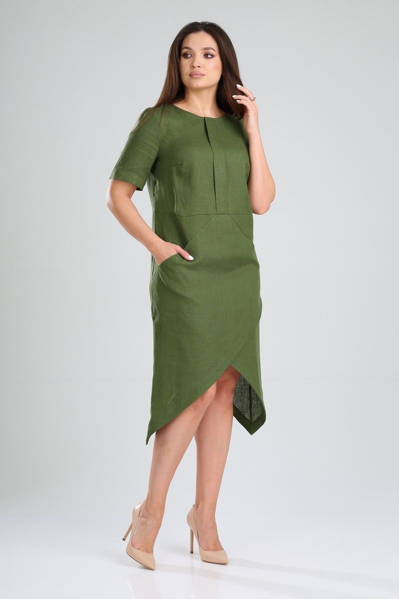Платья MALI 419-007 зеленый