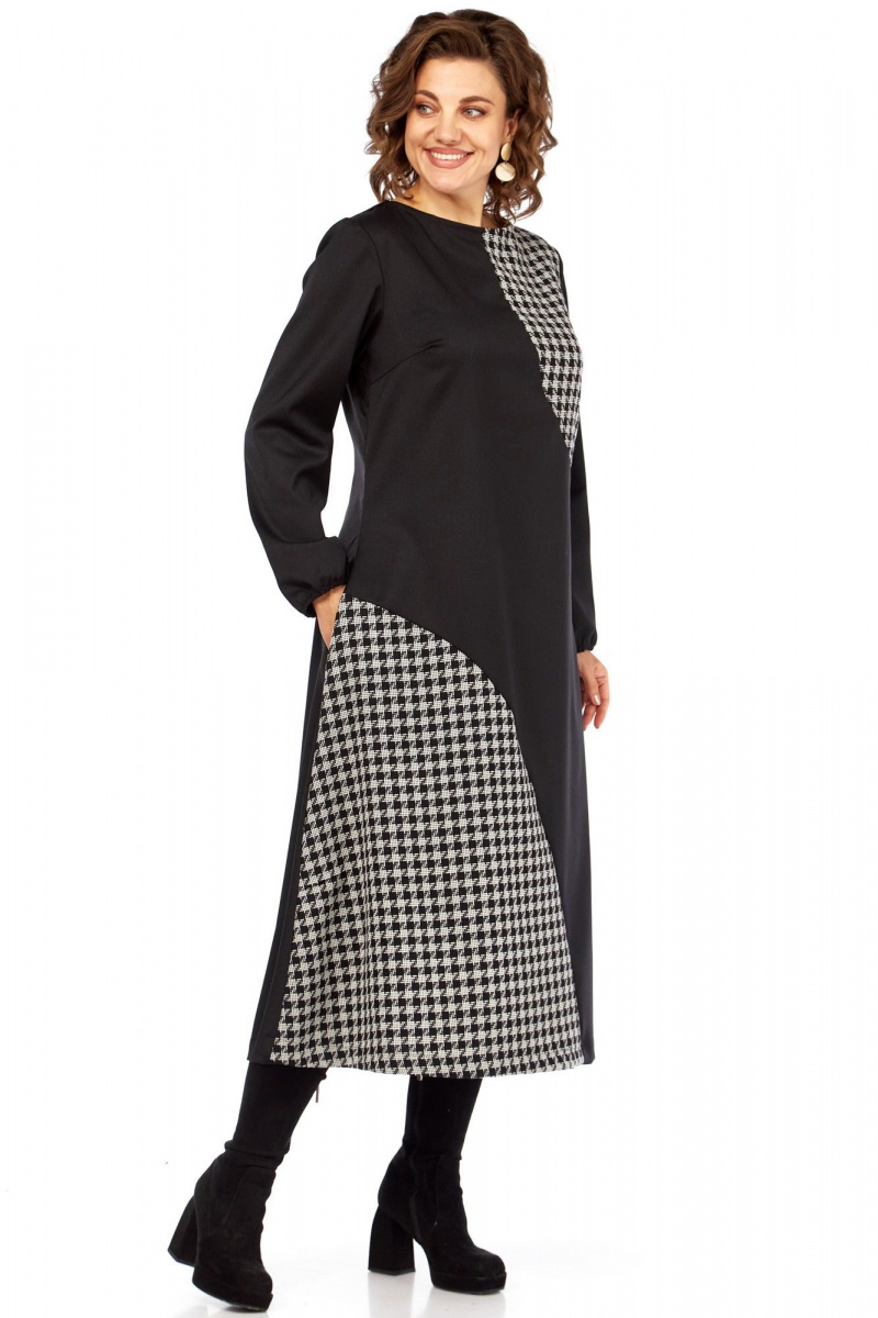 Платья Celentano lite 5067 гусиная_лапка