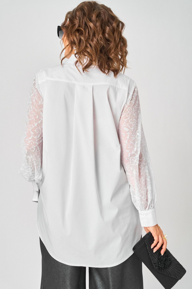 Блузы EVA GRANT 7174-1В белый