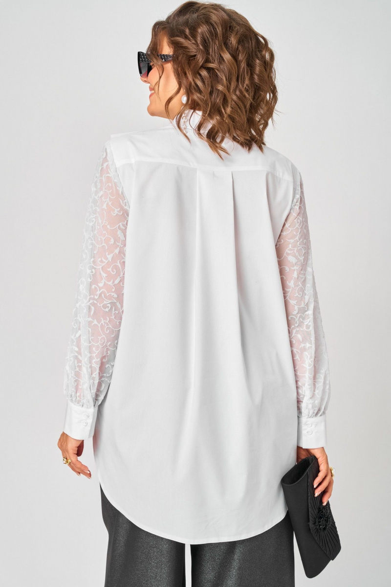 Блузы EVA GRANT 7174-1В белый