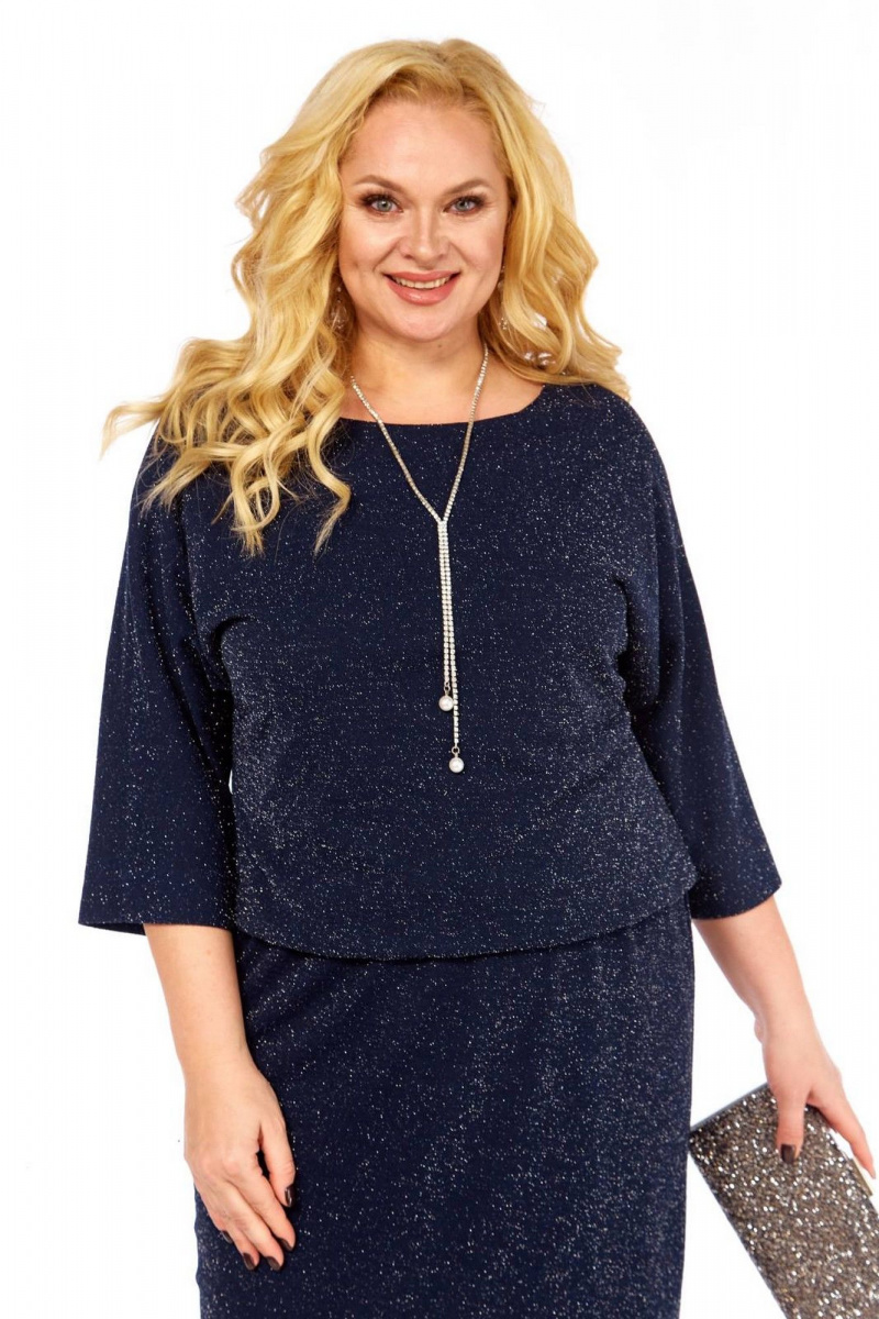 Платья СиБон 0178 темно-синий