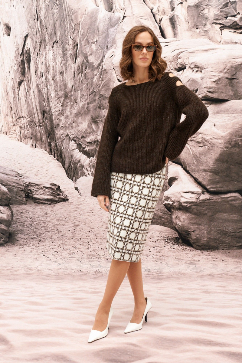 Юбки Barbara Geratti by Elma С8331BG белый/коричневый