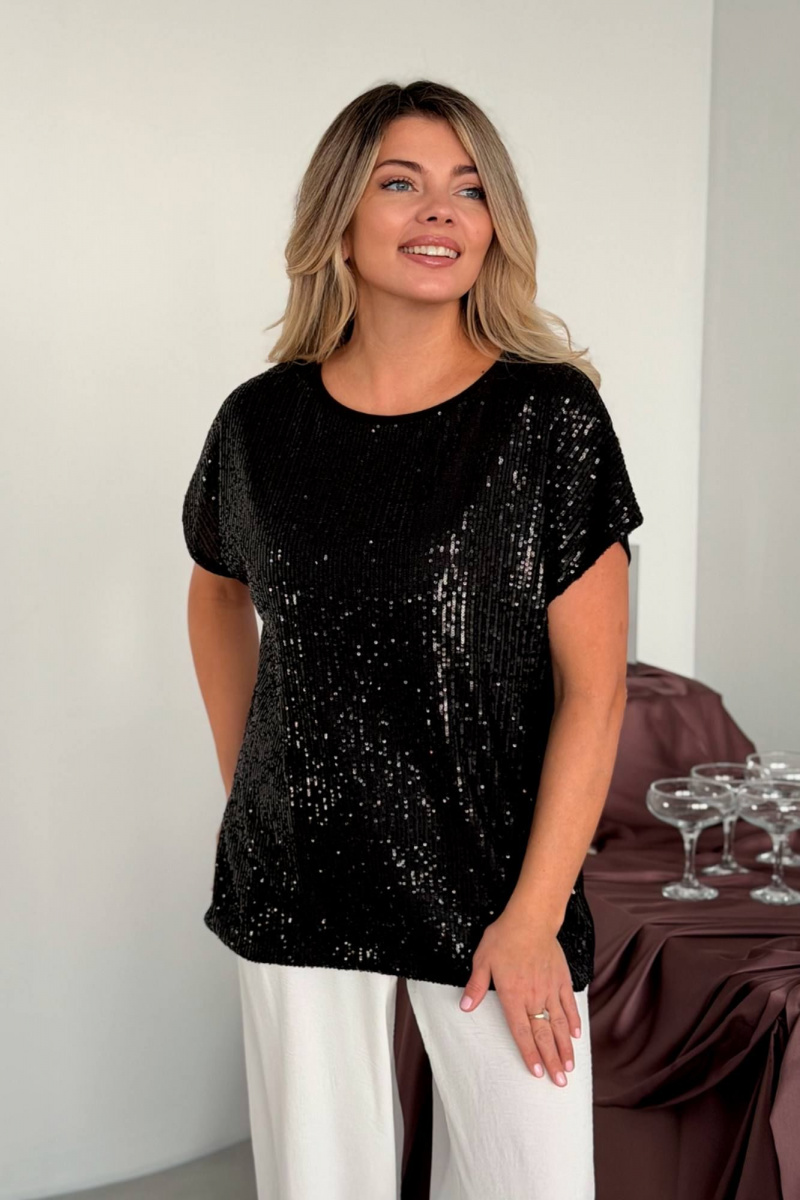 Топы LindaLux 1-194/1 пайетки